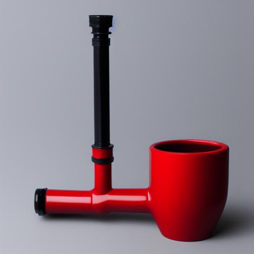 CERAMIC WATER PIPE (AL 5047 RED)