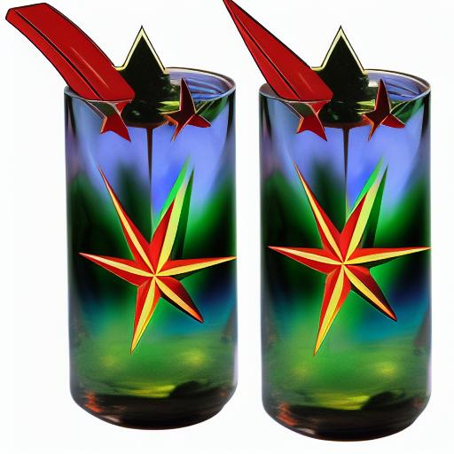 CALI CHILL PHOENIX STAR GLASS ( ITEM _00033 )