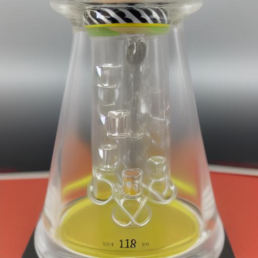 16-IN  SECRET RINGS BEAKER BONG (ITEM-RING-83491)