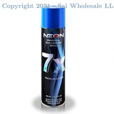 neon universal gas lighter refill 7x 300ML/10. 14FL.OZ