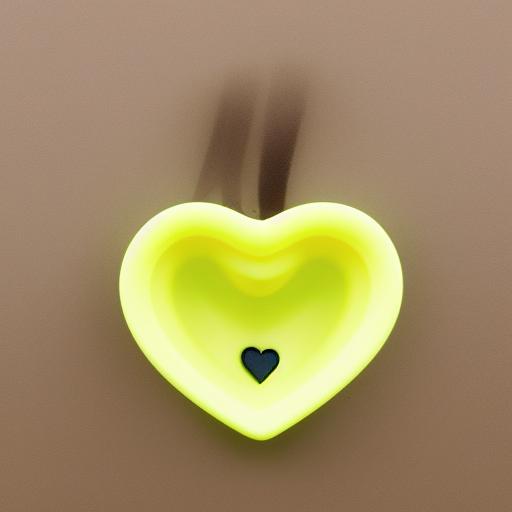 SILICONE YELLOW ANIML W/HEART BOIWL