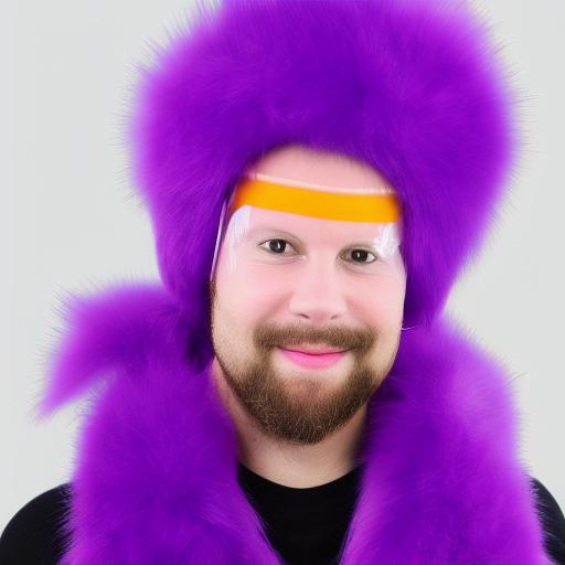 SILICONE PURPLE FUR GUY (SL5077)